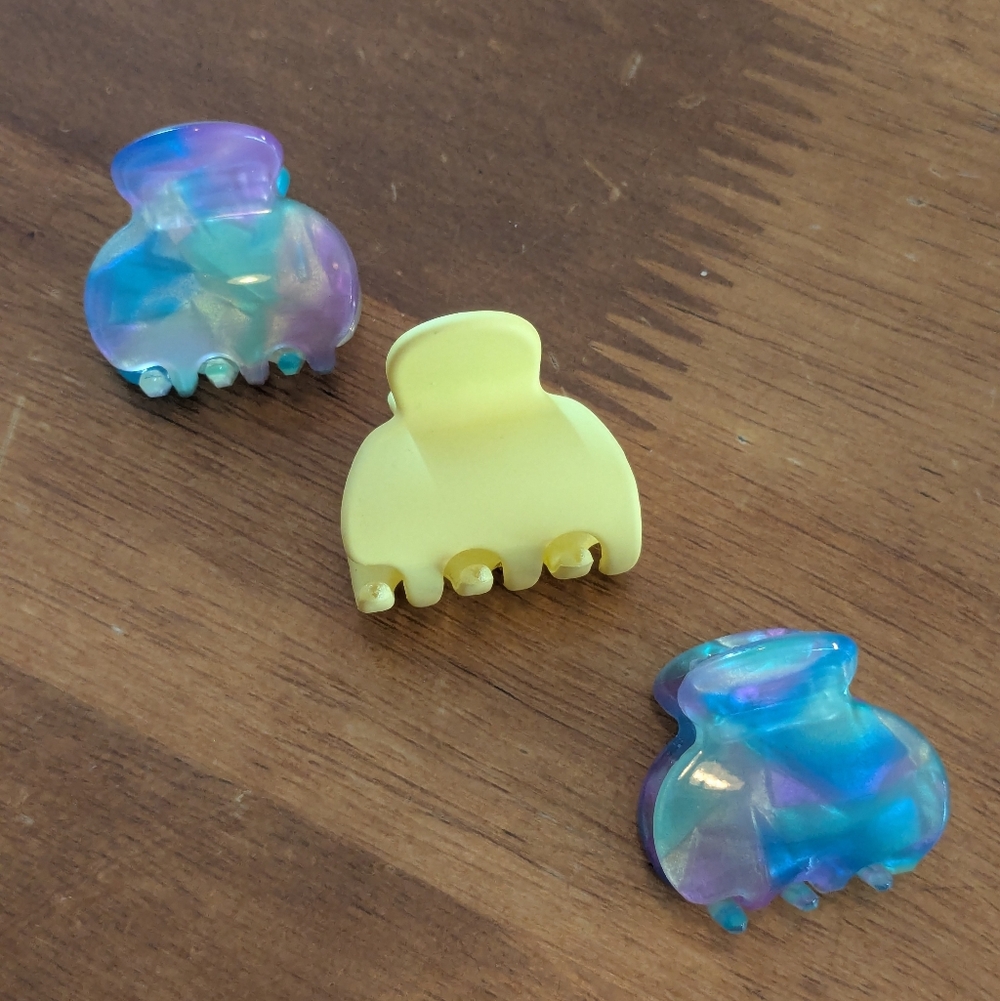 Colorful Hair Claw Clips